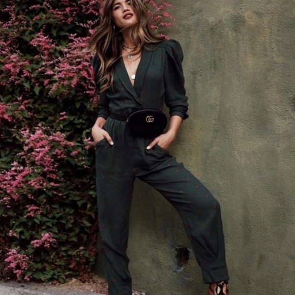 Free People Star Eyes Jumpsuit | Dark Green | Size Small | Sold out style! - Picture 2 of 9